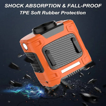 Versatile Clip-On Fan with Adjustable Speeds and Emergency Light