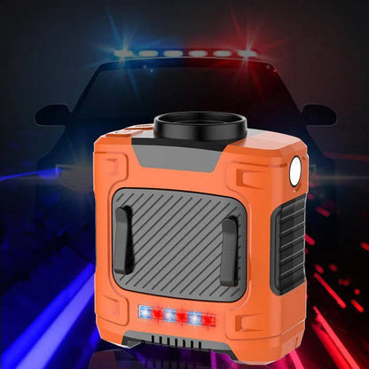 Versatile Clip-On Fan with Adjustable Speeds and Emergency Light