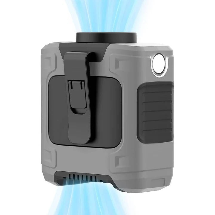 Versatile Clip-On Fan with Adjustable Speeds and Emergency Light