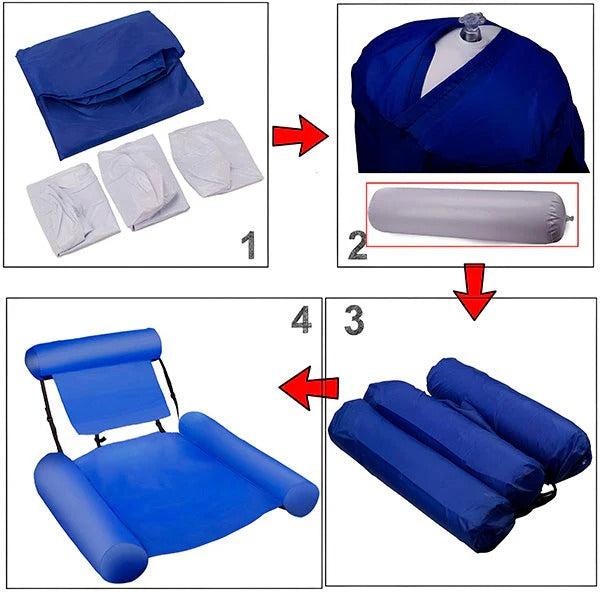 Ultimate Floating Lounge Chair with Supportive Backrest