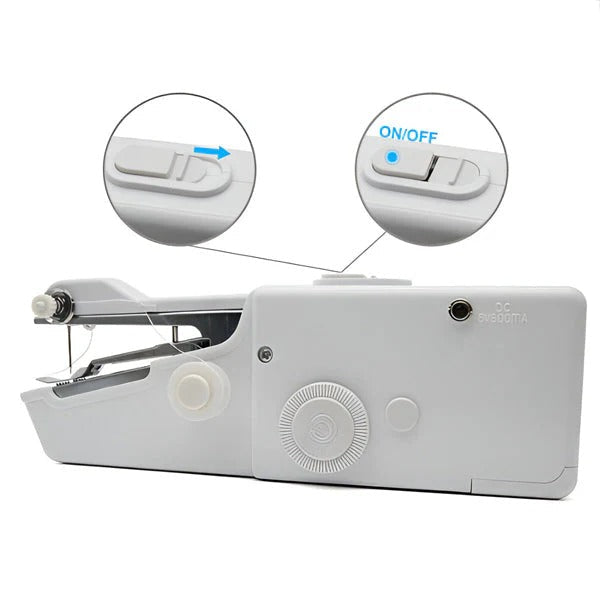 Portable Battery-Operated Sewing Machine for On-the-Go Repairs