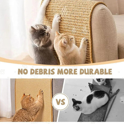 Versatile Cat Scratch Pad with Wall and Floor Options