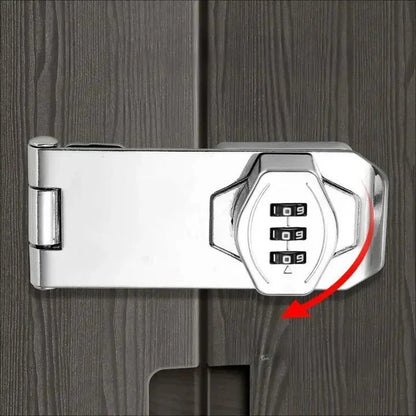 Secure 3-Digit Combination Lock for Cabinets with Easy Setup