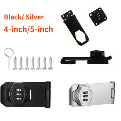 Secure 3-Digit Combination Lock for Cabinets with Easy Setup