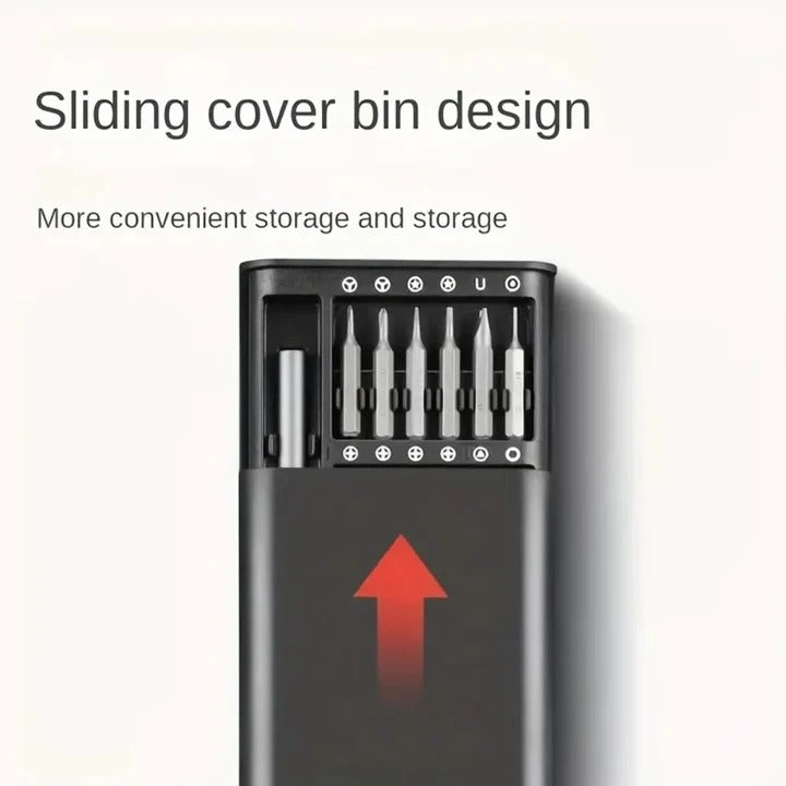 Versatile Precision Tool Kit with 48 Bits for Electronics Repair