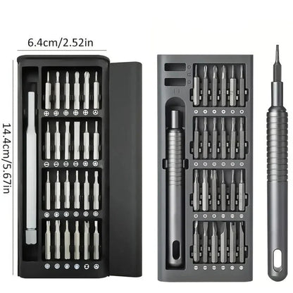Versatile Precision Tool Kit with 48 Bits for Electronics Repair