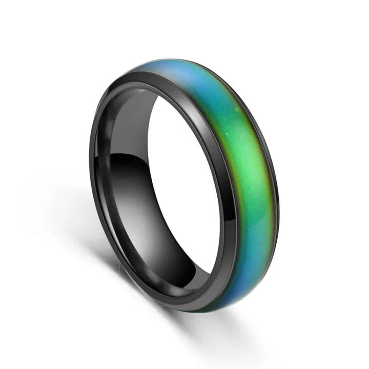 Dynamic Emotion Ring with Color-Changing Features