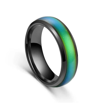 Dynamic Emotion Ring with Color-Changing Features