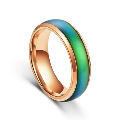 Dynamic Emotion Ring with Color-Changing Features