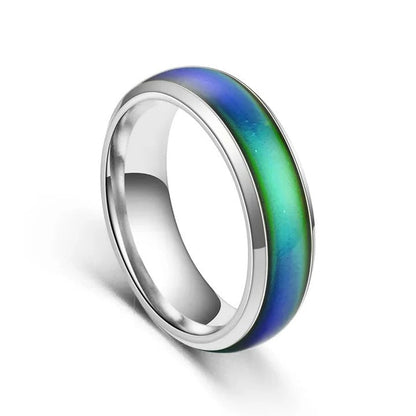 Dynamic Emotion Ring with Color-Changing Features