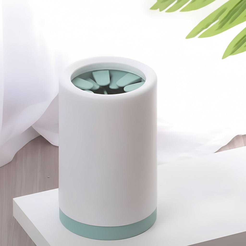 Compact Pet Paw Cleaner with 360° Gentle Scrubbing Action