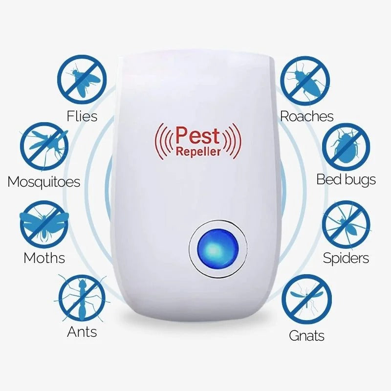 Compact Ultrasonic Pest Defense with Effortless Operation