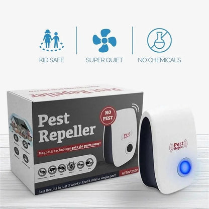 Compact Ultrasonic Pest Defense with Effortless Operation
