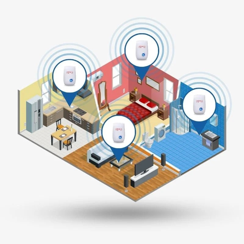 Compact Ultrasonic Pest Defense with Effortless Operation