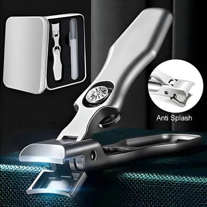 Portable Steel Nail Clipper for Effortless Grooming on the Go