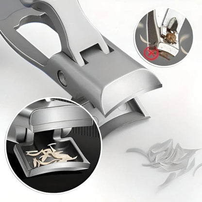 Portable Steel Nail Clipper for Effortless Grooming on the Go