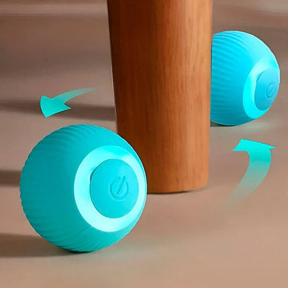 Smart Rechargeable Rolling Pet Play Ball for Cats & Dogs