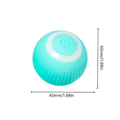 Smart Rechargeable Rolling Pet Play Ball for Cats & Dogs