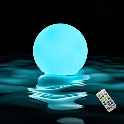 Floating LED Pool Light: Inflatable, Waterproof & Color-Changing
