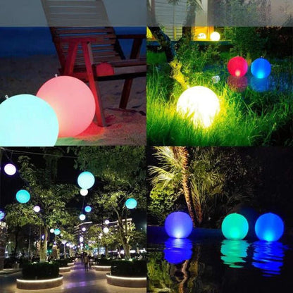 Floating LED Pool Light: Inflatable, Waterproof & Color-Changing