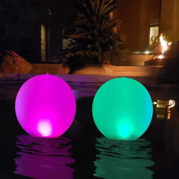 Floating LED Pool Light: Inflatable, Waterproof & Color-Changing