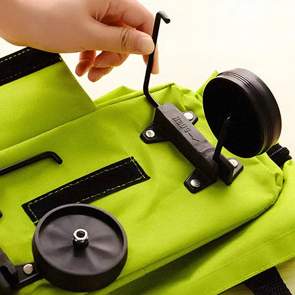 Compact Grocery Trolley with Collapsible Design for Effortless Storage