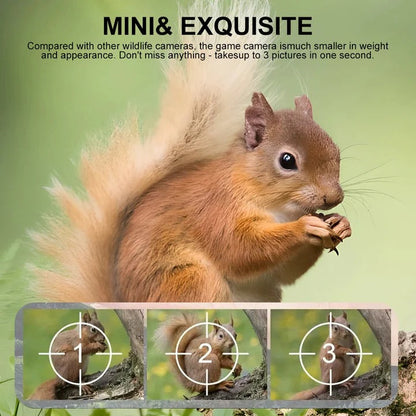 Smart Wildlife Monitoring Camera with Night Vision & Fast Trigger