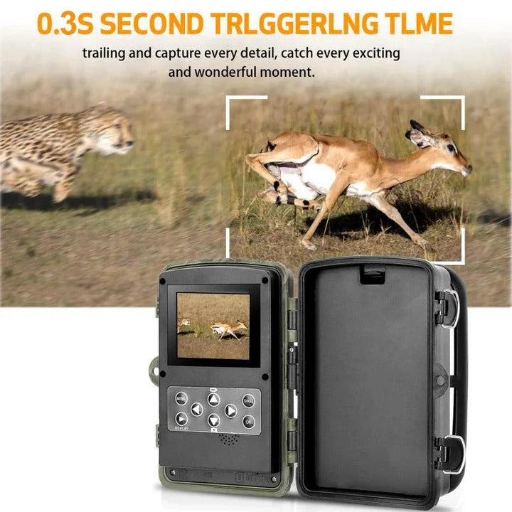 Versatile Trail Camera with Rapid Capture and Long Battery Life