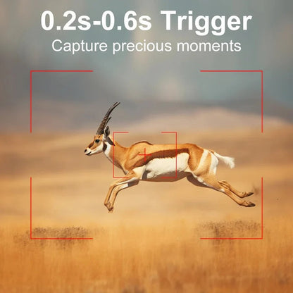 All-Weather Wildlife Camera with Instant Trigger and Night Vision