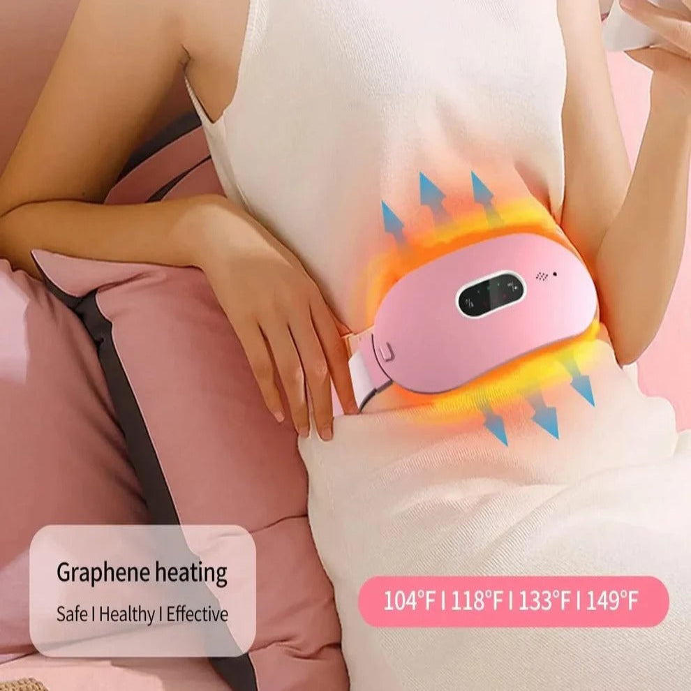ComfortFlex Heated Massage Belt for Menstrual Relief