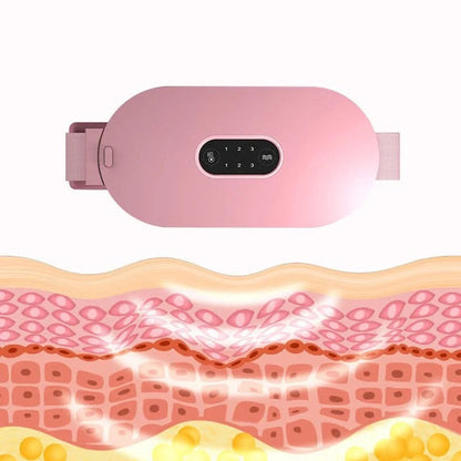 ComfortFlex Heated Massage Belt for Menstrual Relief