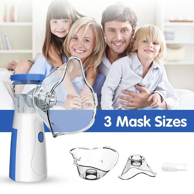 Whispering Breeze Portable Nebulizer for Home and On-the-Go
