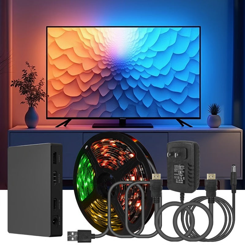 Enhanced RGB LED Backlight Kit with HDMI Sync and App Control