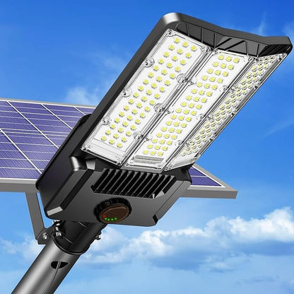 Solar-Powered Motion Light with Dual Panels for Outdoor Safety