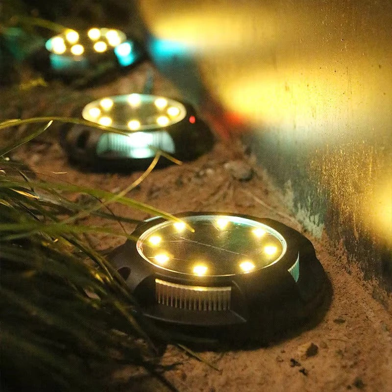 Vibrant Solar-Powered LED Garden Lights for Outdoor Spaces