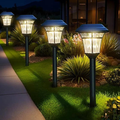 Eco-Friendly Solar Pathway Lights for Your Garden - Set of 4
