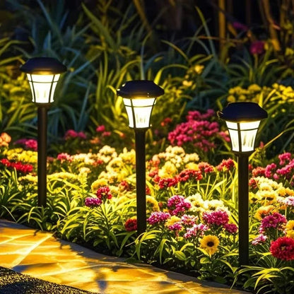 Eco-Friendly Solar Pathway Lights for Your Garden - Set of 4