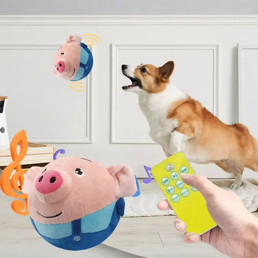 Interactive Self-Playing Dog Sphere with Sound and Motion
