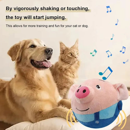 Interactive Self-Playing Dog Sphere with Sound and Motion