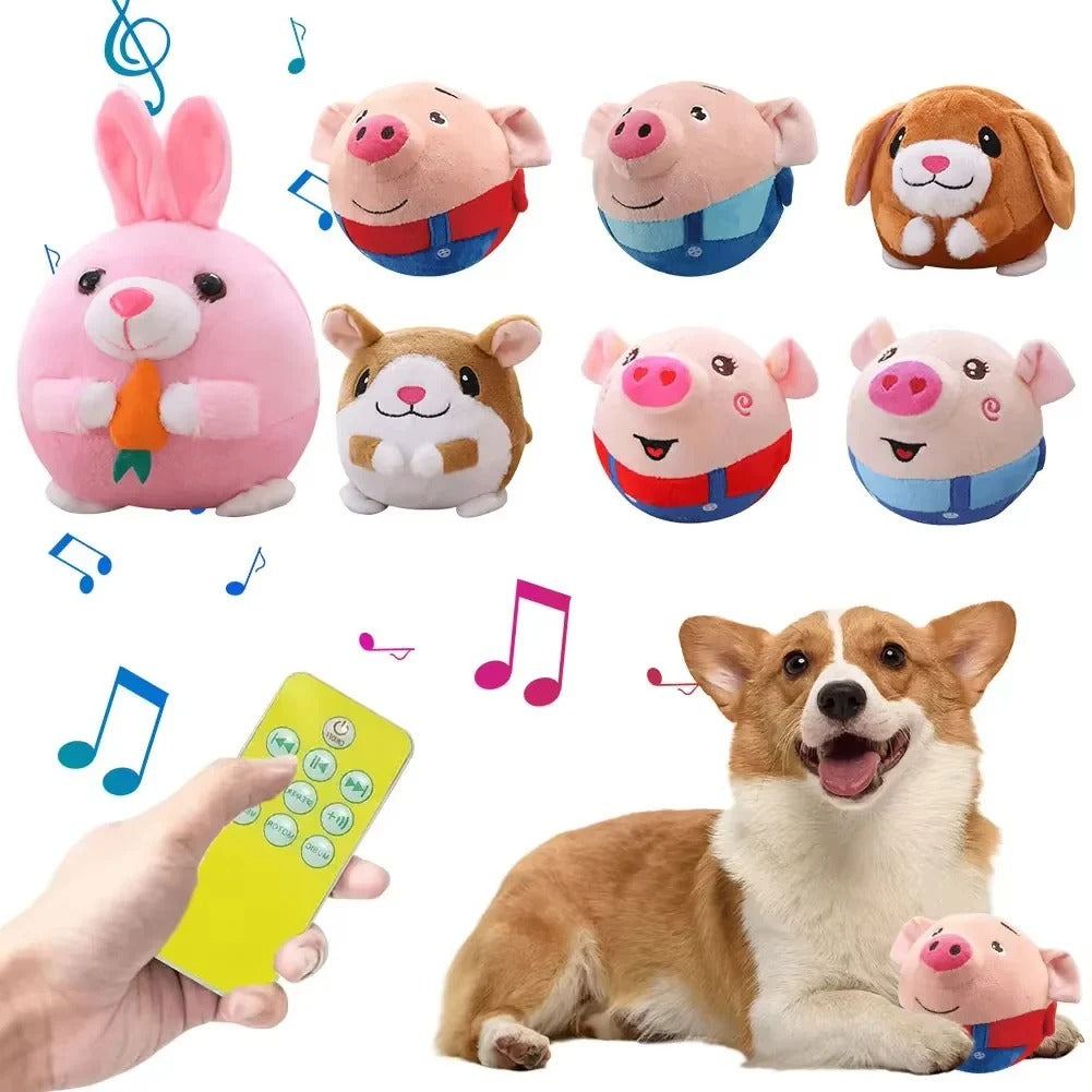 Interactive Self-Playing Dog Sphere with Sound and Motion