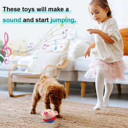 Interactive Self-Playing Dog Sphere with Sound and Motion