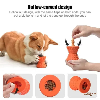 Sturdy Dog Chew Toy with Treat Dispenser for Engaging Play