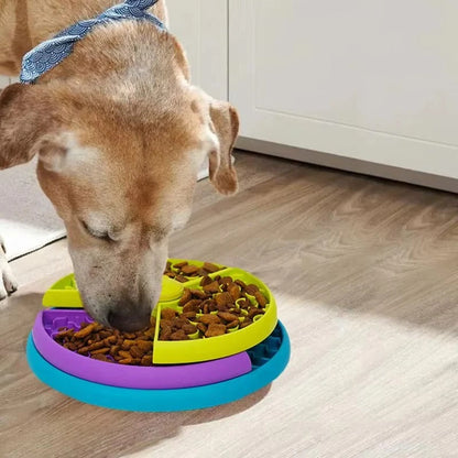 Interactive Feeding Tray for Dogs and Cats with Non-Slip Design