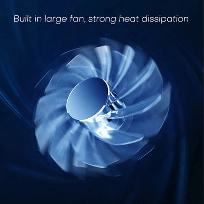 Advanced Laptop Cooling Station with Six Fans and LED Lights