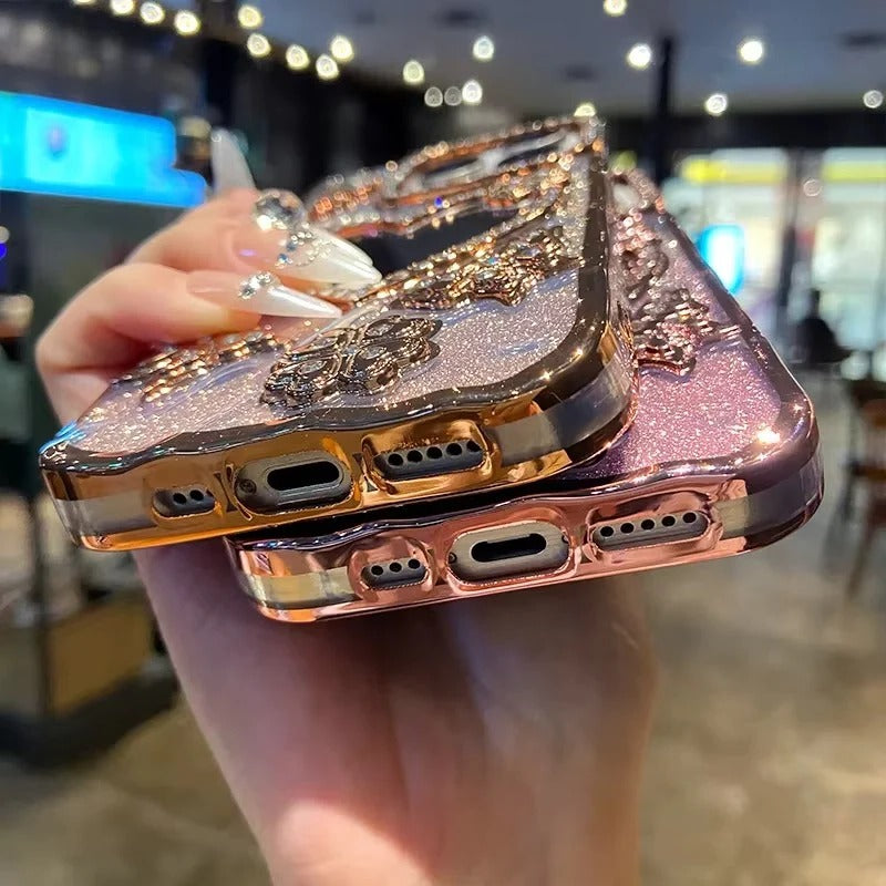 Radiant Butterfly Glamour Reflective Phone Case for iPhone