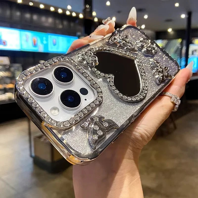Radiant Butterfly Glamour Reflective Phone Case for iPhone