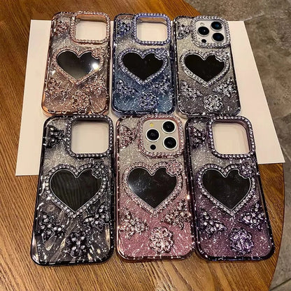 Radiant Butterfly Glamour Reflective Phone Case for iPhone