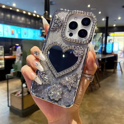Radiant Butterfly Glamour Reflective Phone Case for iPhone