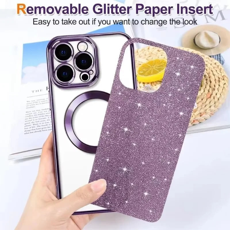 SparkleShield Slim iPhone Case with Magnetic Charging Support