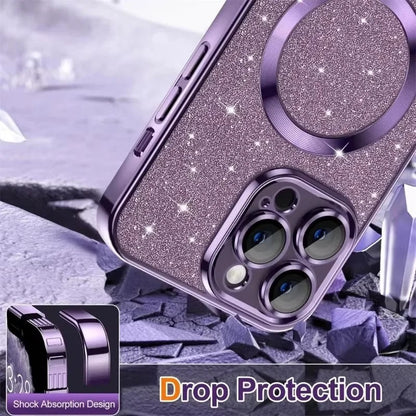SparkleShield Slim iPhone Case with Magnetic Charging Support
